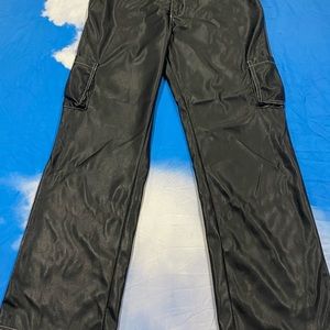 Pleather pants